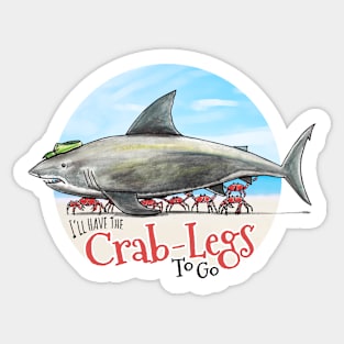 Crab Legs Sticker